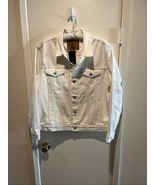 NWT LEVI STRAUSS Ivory Standard Fit Trucker Jean Jacket Men’s Sz Large P... - $68.05 CAD