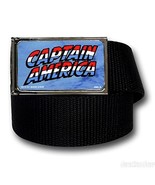 Captain America Marvel Comics Jewel M Black Web Belt [Toy] - $27.15 CAD