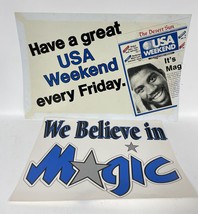 Lot of (2) NBA Banners - Magic Johnson &amp; Orlando Magic - $15.00