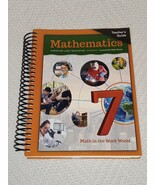 Christian Light Education CLE Teacher&#39;s Guide Book Mathematics Grade 7 1... - $25.00