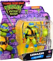 Playmates Teenage Mutant Ninja Turtles Mayhem 4.3&quot; Leonardo Basic Tmnt Figure - £11.98 GBP