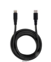 Tech and Go 6 ft. Braided Cable for Lightning to USB-C - £12.88 GBP