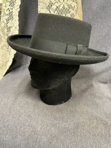 Designer Collection Gray Cowboy Fedora Hat - Unisex Medium - 100% Wool - £27.69 GBP