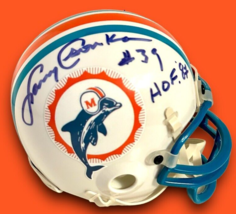 Larry Csonka Autographed Signed Miami Dolphins Throwback Mini Helmet wAP/COA - £174.43 GBP