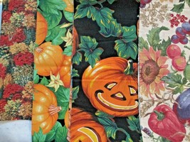 Fabric Red Rooster &quot;Harvest Bounty&quot; Quilter&#39;s Autumn Fat Quarters 5 pcs $3.95 - £3.17 GBP