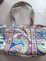 Vera Bradley Marina Paisley Multi Color Large Shoulder Tote Bag - £15.64 GBP