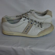 ECCO TPU 13 US / 47 EU White Leather Spikeless Golf Shoes - £31.96 GBP