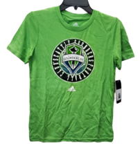 Adidas Jugend Seattle Sounders Fußball Fahrrad Kick T-Shirt, Grün, Groß ... - £10.35 GBP