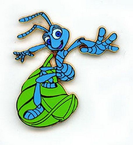 Flik Surfing on leaf full body Disney A Bug's Life authentic pin/pins - $19.99