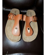 Alexis Bendel Kylie Tan T-Strap Sandals Size 10 Women&#39;s NWOB - $56.16 CAD