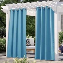 Outdoor Curtain For Patio Waterproof, Energy Saving Thermal Insulated Rustproof  - £32.24 GBP