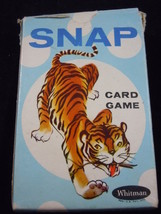 Vintage Whitman Snap Children’s Card Game Tiger Box - $6.83 CAD