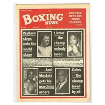 Boxing News Magazine August 5 1983 mbox3432/f Vol.39 No.31 Wallace steps onto th - £3.05 GBP