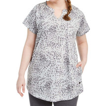 allbrand365 designer Womens Activewear Plus Size Printed Tunic, 3X - $52.73