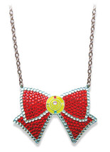 Sailor Moon Jewled Ribbon Necklace GE80531 *NEW* - £15.68 GBP
