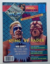 WCW Wrestling Magazine October 1993 Sting, Vader &amp; Johnny B. Badd w Poster - £22.38 GBP