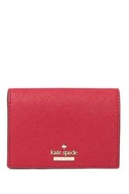 Kate Spade cameron street annabella wallet Card Case Holder ~NWT~ Red - £37.66 GBP