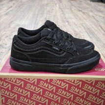 Vans Bearcat Womens Size 6 (4.5 Youth) Black Canvas Skate Shoes - £49.04 GBP