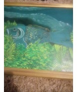 Fish Art Signed Painting On Canvas  - $13.02 CAD