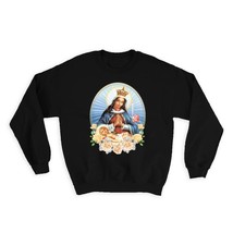 Our Lady of Altagracia Virgen de Altagracia : Gift Sweatshirt Catholic Saints Re - $28.95