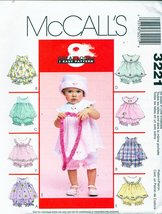 McCall's 32212001 Infants' Top, Panties and Hat; Sizes 13 lbs - 24 lbs - $6.81