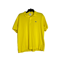 Lacoste France Polo Golf Shirt Size 6/XL Yellow Pullover SS Knit Cotton ... - £18.67 GBP