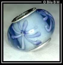 BLUE GLASS Charm Bead - £24.35 GBP