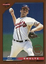 1996 Score Dugout Collection Press Proof John Smoltz 26A Braves - £2.61 GBP