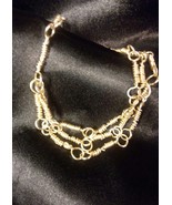 Bracelet - 3-Strand Gold-Filled, Closed-Loop Bracelet - Graceful and Aff... - $34.68 CAD