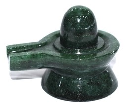 Shivling In Natural Green Jade – 151 Gms - $94.51