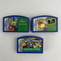 Leapster Games 3-Pack Lot (Sponge Bob, Arcade Word Chasers, Kindergarten) - £11.64 GBP