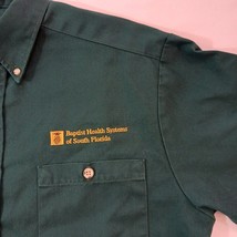 Baptist Health System of South Florida Men's Green Long Sleeve Shirt Size ML image 5