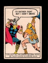 1966 DONRUSS MARVEL SUPER HEROES #57 I&#39;D RATHER FIGHT VG *X75702 - £12.71 GBP
