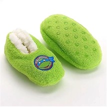 Teenage Mutant Ninja Turtles Leonardo Fuzzy Babba Slipper Socks, Size 2T-3T - $181.47 MXN