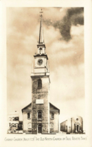Boston, MA Massachusetts, Christ Church 1723 Paul Revere Fame, RPPC Postcard B39 - £5.06 GBP