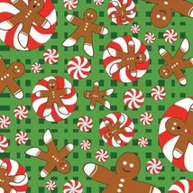 Carolina Creative Bandanna (Gingerbread Men) 22x 22 Christmas Winter Holiday - £5.68 GBP