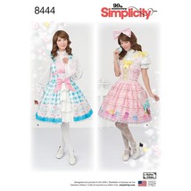 Simplicity 8444 Women&#39;s Costume Dress Outfit Sewing Patterns, Size 12-20 - £10.38 GBP