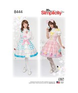 Simplicity 8444 Women&#39;s Costume Dress Outfit Sewing Patterns, Size 12-20 - £14.94 GBP