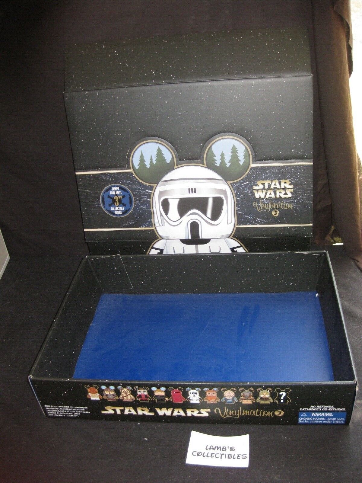 Primary image for Star Wars Vinylmation Series 3 Empty Display box with Lid only