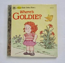 WHERE&#39;S GOLDIE? Vintage First Little Golden Book ~ Lawrence DiFiori Hardcover - £19.26 GBP