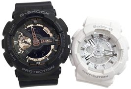 [Casio] CASIO watch G-Shock &amp; Baby-G Pair Couple Watch G-Shock &amp; Baby-G Black Wh - £194.92 GBP
