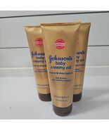 Johnson Baby Creamy Oil Cocoa &amp; Shea Butter 8 oz Lot Of 3 Sealed - $49.50