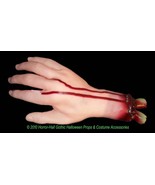 Realistic Life Size Bloody GORY SEVERED ARM HAND Body Part Halloween Hor... - £7.54 GBP