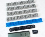CASIO Electronic Keyboard Rubber Contact Strips blue grey  lcd screen PA... - $21.00