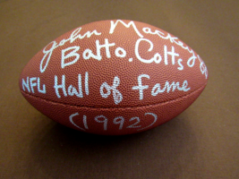 John Mackey Sbc Baltimore Colts Hof Signed Auto Vintage Wilson Football Show Coa - £310.74 GBP