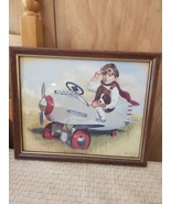 &#39;1941 Steelcraft Pursuit Plane&#39; by David Lindsley Framed Signed Vintage ... - €33,90 EUR