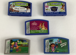 Leap Frog Game Cartridge Lot Leapster Disney Princess Backyardigans Dora... - $24.70