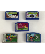 Leap Frog Game Cartridge Lot Leapster Disney Princess Backyardigans Dora... - $24.70