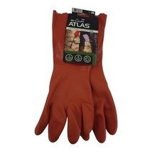 Showa Atlas Unisex Indoor/Outdoor Chemical Gloves Orange 1 pair - £8.02 GBP