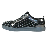 Mens Fancy Shoes By FIESSO AURELIO GARCIA, Spikes Rhine stones 2413 Black image 6